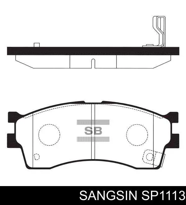 SP1113 Sangsin Pastillas delanteras