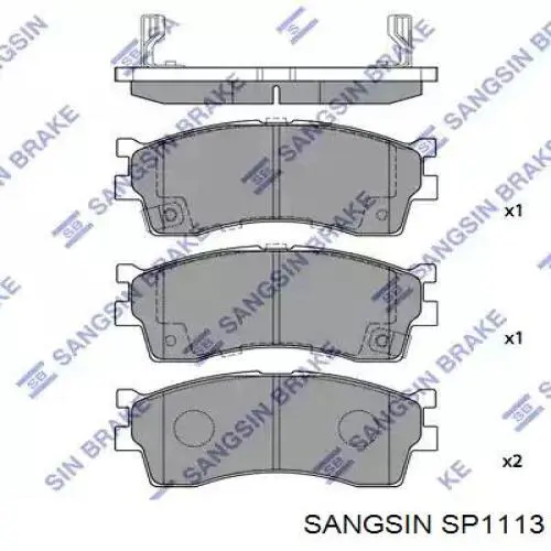 Pastillas freno delanteras Sangsin SP1113 precio, desde 25,97 EUR