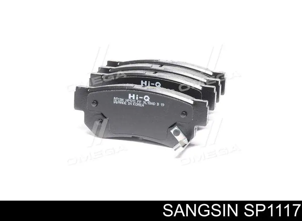 Comprar SP1117 Sangsin Pastillas de freno traseras