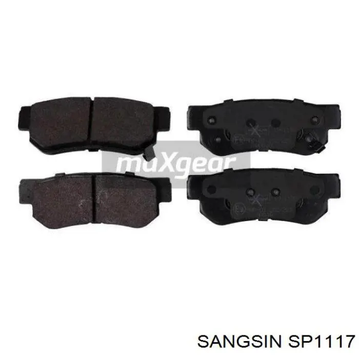 SP1117 Sangsin Pastillas freno traseras
