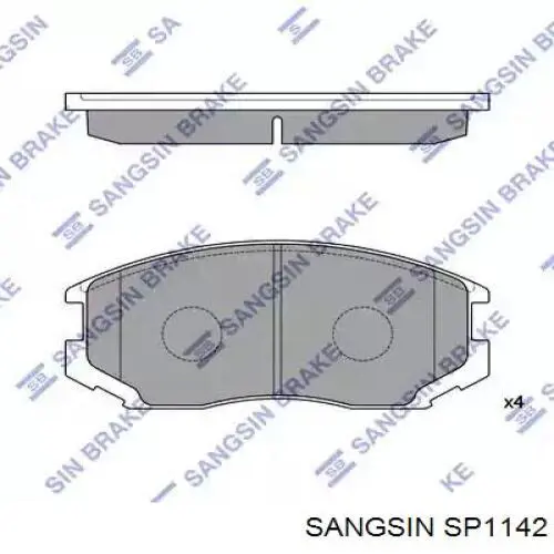 SP1142 Sangsin Pastillas delanteras