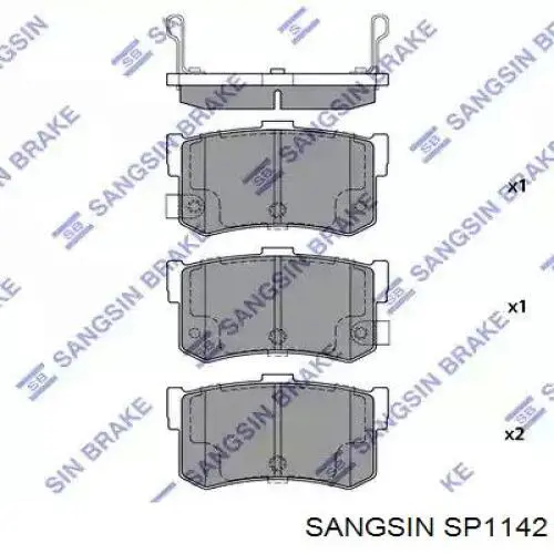 Pastillas freno delanteras Sangsin SP1142 precio, desde 20,01 EUR
