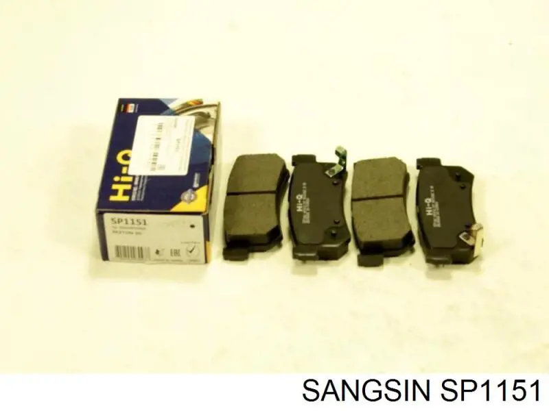 SP1151 Sangsin pastillas de freno traseras