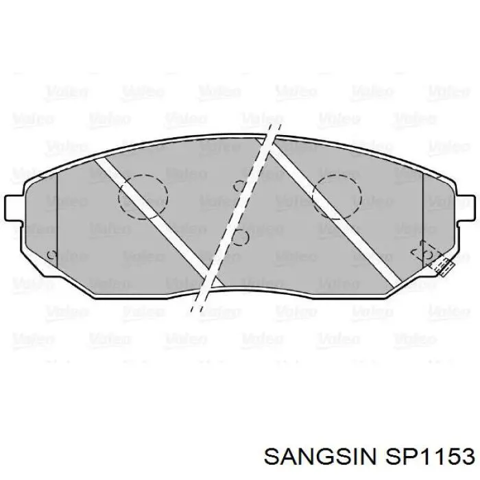 Comprar SP1153 Sangsin Pastillas delanteras de freno