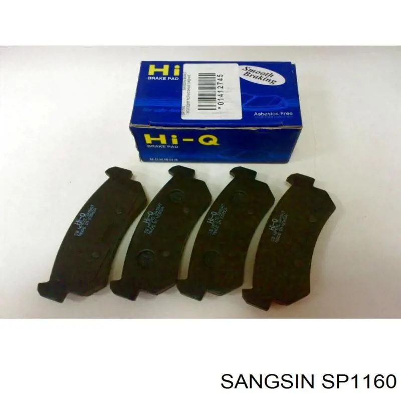 SP1160 Sangsin Pastillas freno traseras