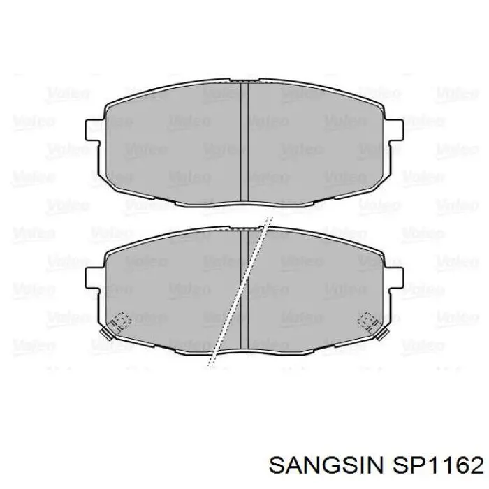 Comprar SP1162 Sangsin Pastillas delanteras de freno