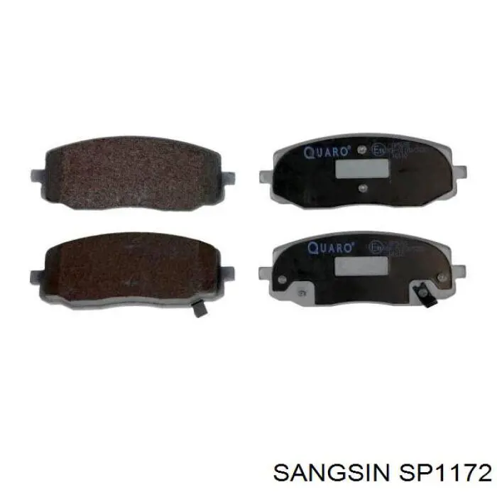 SP1172 Sangsin pastillas de freno delanteras