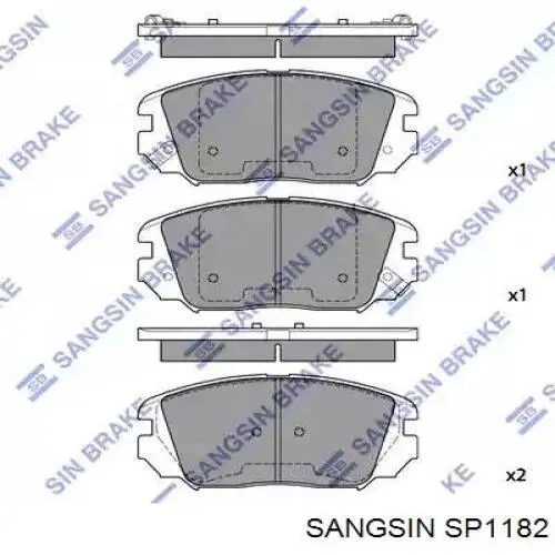 Pastillas freno delanteras Sangsin SP1182 precio, desde 30,57 EUR