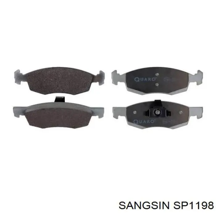SP1198 Sangsin pastillas de freno delanteras