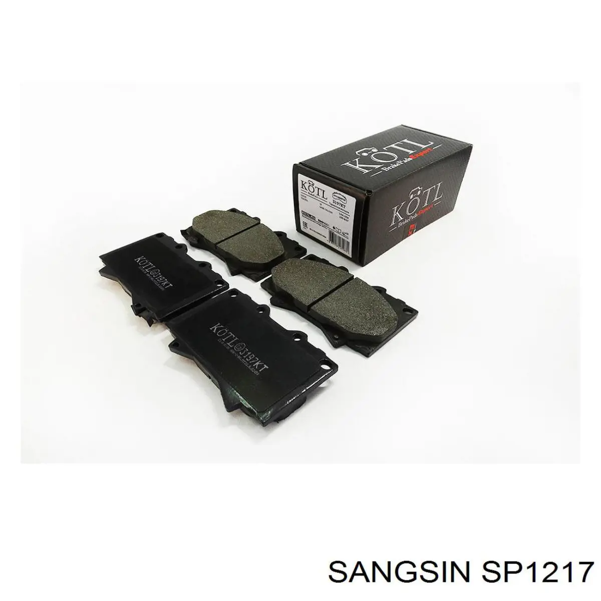 SP1217 Sangsin pastillas de freno delanteras