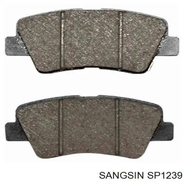 SP1239 Sangsin pastillas de freno traseras