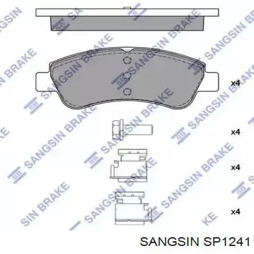 Pastillas freno delanteras Sangsin SP1241 precio, desde 18,86 EUR