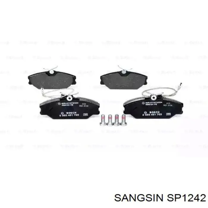 Pastillas de freno traseras 7701202210 Renault (RVI)