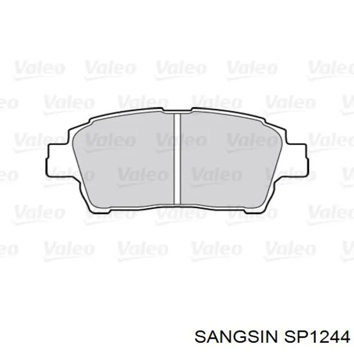 SP1244 Sangsin pastillas de freno delanteras