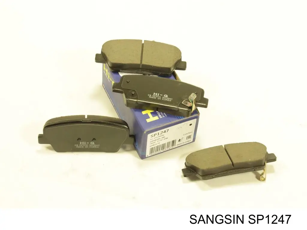 SP1247 Sangsin Pastillas freno traseras