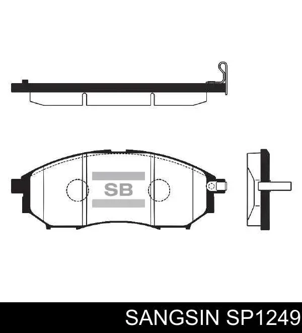 Pastillas freno delanteras Sangsin SP1249 precio, desde 27,34 EUR
