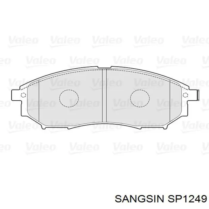 Pastillas de freno delanteras Nissan Navara D40M