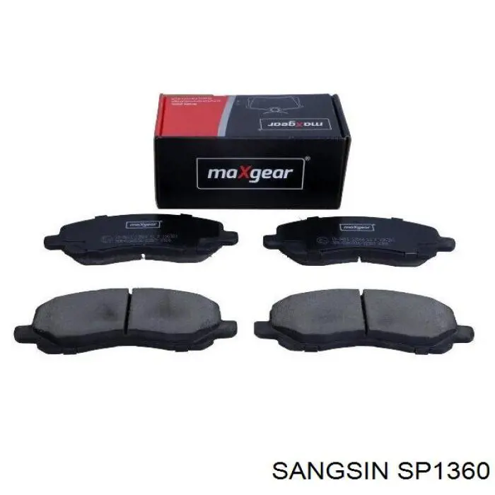 SP1360 Sangsin Pastillas delanteras