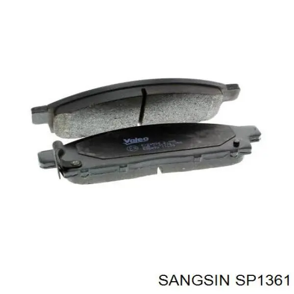 Comprar SP1361 Sangsin Pastillas delanteras de freno