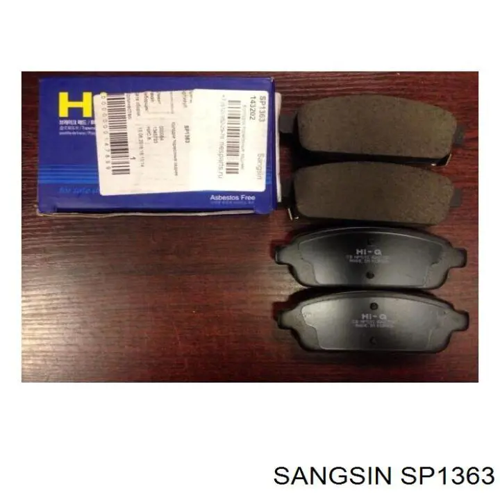 SP1363 Sangsin pastillas de freno traseras