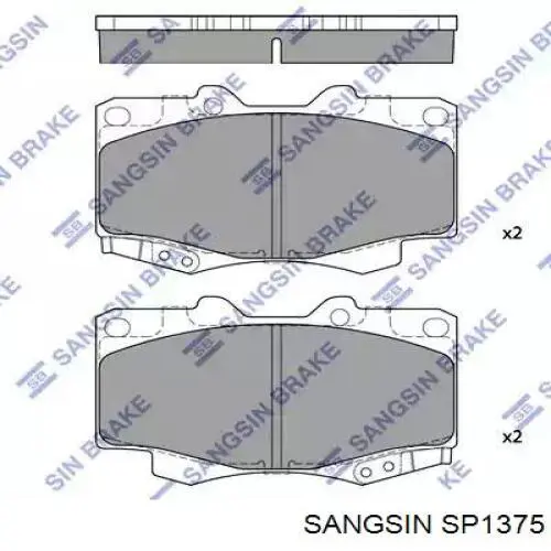 Pastillas de freno delanteras SANGSIN SP1375