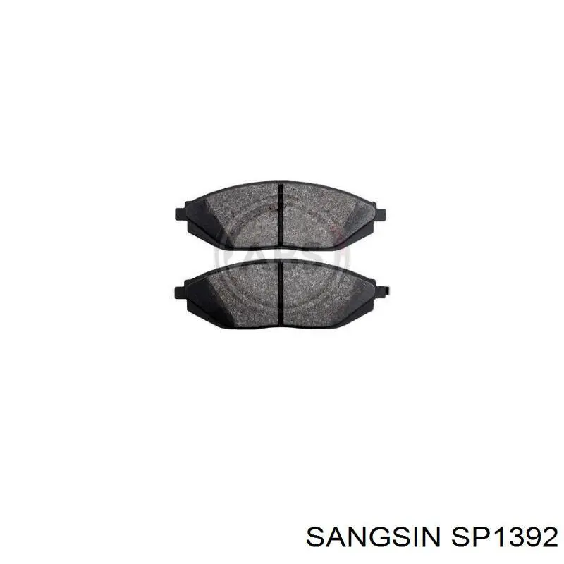 SP1392 Sangsin Pastillas delanteras