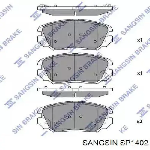 Pastillas freno delanteras Sangsin SP1402 precio, desde 33,23 EUR