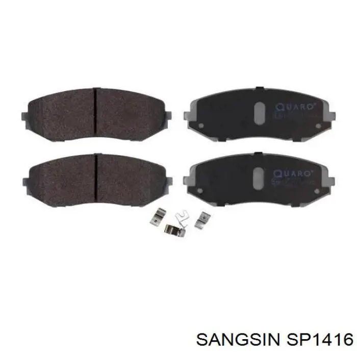 SP1416 Sangsin pastillas de freno delanteras
