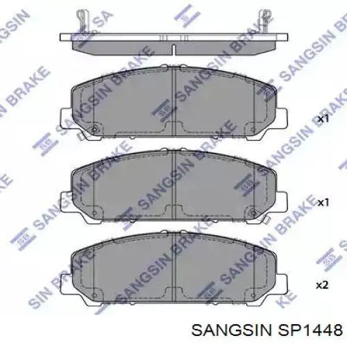 Pastillas freno delanteras Sangsin SP1448 precio, desde 37,63 EUR