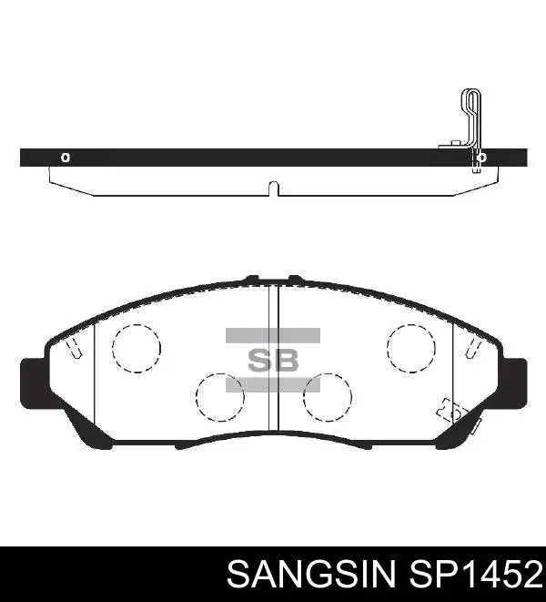 Pastillas de freno SP1452 Sangsin