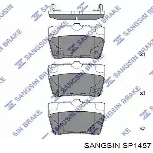 SP1457 Sangsin Pastillas freno traseras