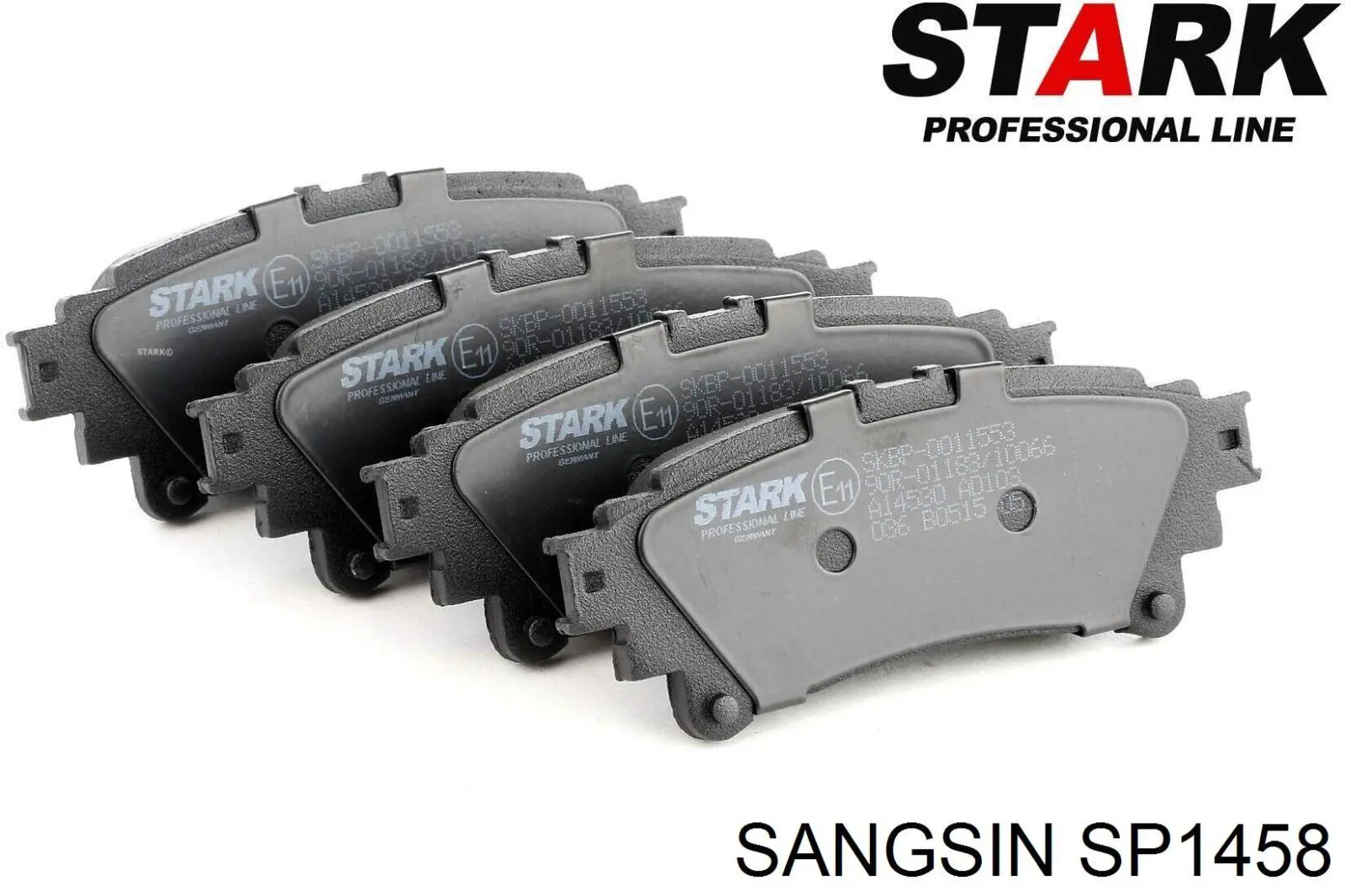 Pastillas de freno traseras SP1458 Sangsin