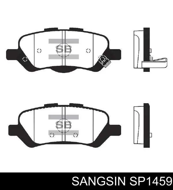 SP1459 Sangsin Pastillas freno traseras