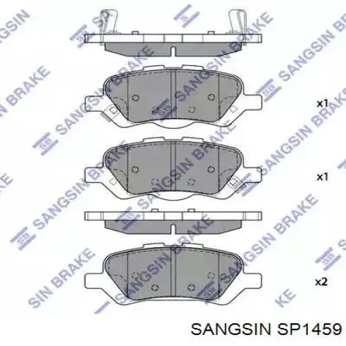 Pastillas traseras de freno Sangsin SP1459 precio, desde 36,78 EUR