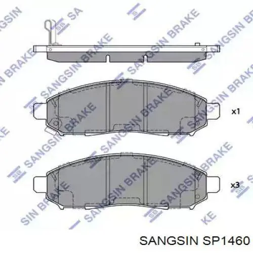 SP1460 Sangsin Pastillas delanteras