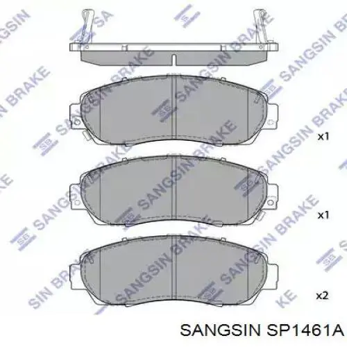 SP1461A Sangsin pastillas de freno traseras