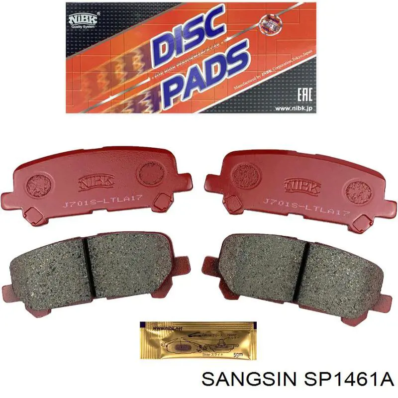 43022TK8A01 Honda Pastillas freno traseras
