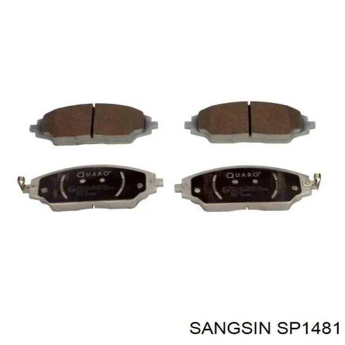 SP1481 Sangsin pastillas de freno delanteras