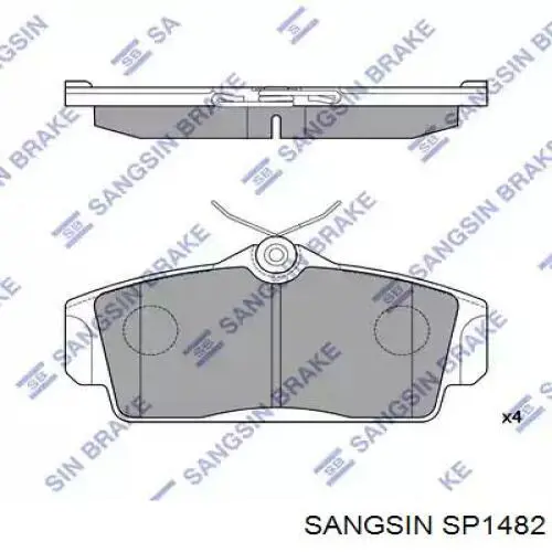 SP1482 Sangsin Pastillas delanteras