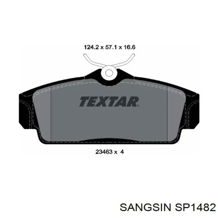 Pastillas freno delanteras Sangsin SP1482 precio, desde 24,13 EUR