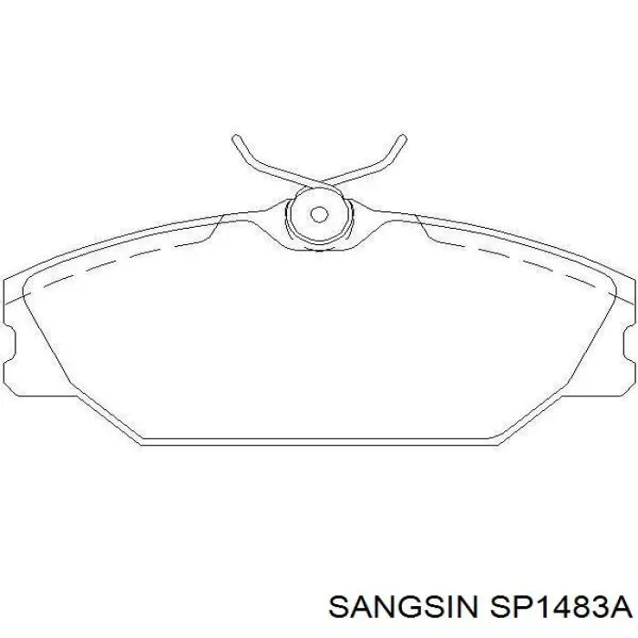 Pastillas de freno delanteras Renault Laguna 1 B56, 556