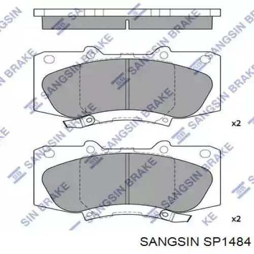 SP1484 Sangsin Pastillas delanteras
