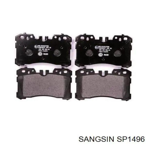 SP1496 Sangsin pastillas de freno delanteras
