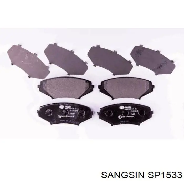 SP1533 Sangsin pastillas de freno delanteras
