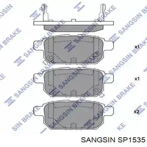 Comprar SP1535 Sangsin Pastillas delanteras de freno
