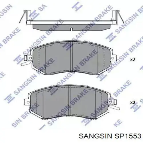 Pastillas freno delanteras Sangsin SP1553 precio, desde 25,82 EUR