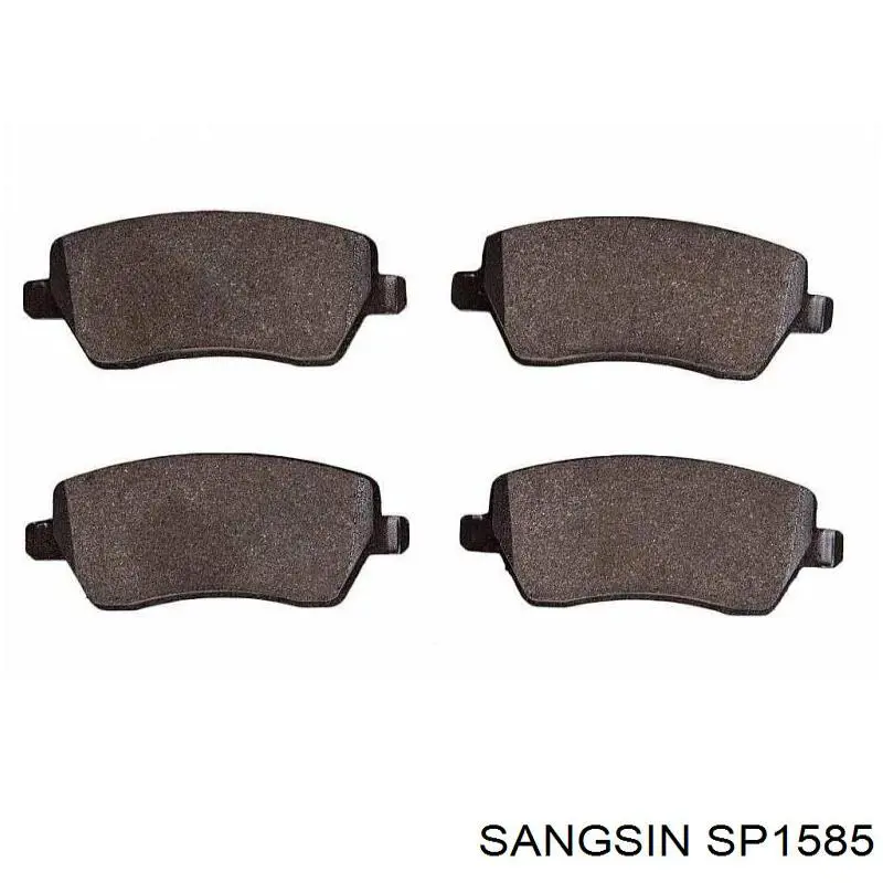 Comprar SP1585 Sangsin Pastillas delanteras de freno