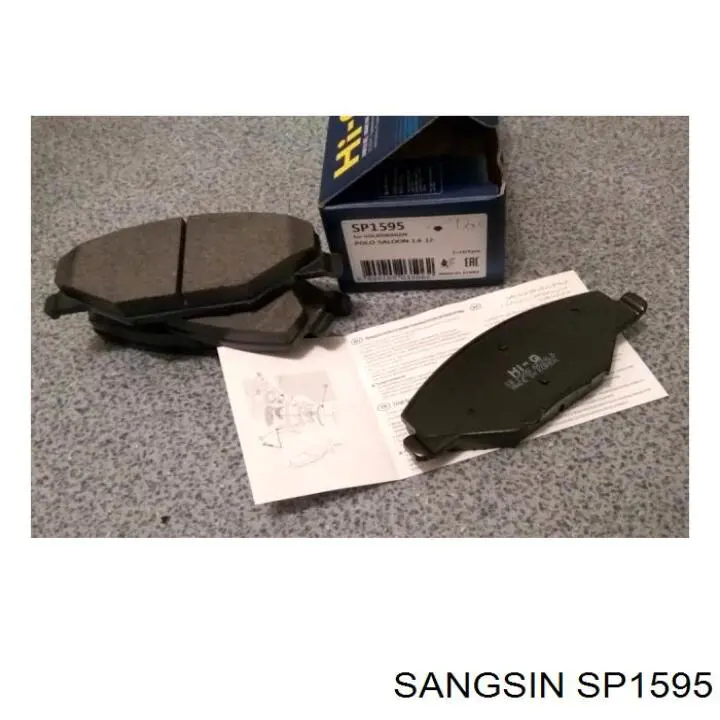 SP1595 Sangsin pastillas de freno delanteras
