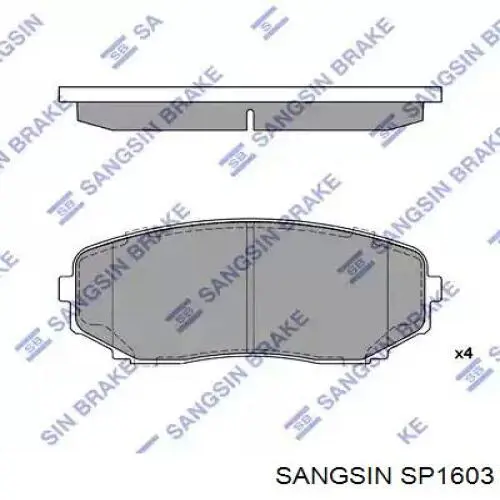 SP1603 Sangsin pastillas de freno delanteras