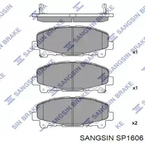 Pastillas freno delanteras Sangsin SP1606 precio, desde 36,01 EUR